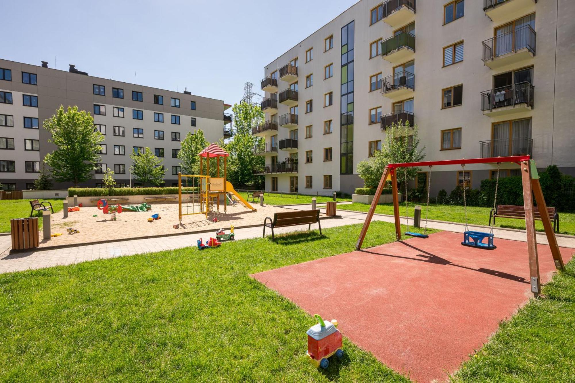 Wola Jana Kazimierza Chic Apartment ワルシャワ エクステリア 写真